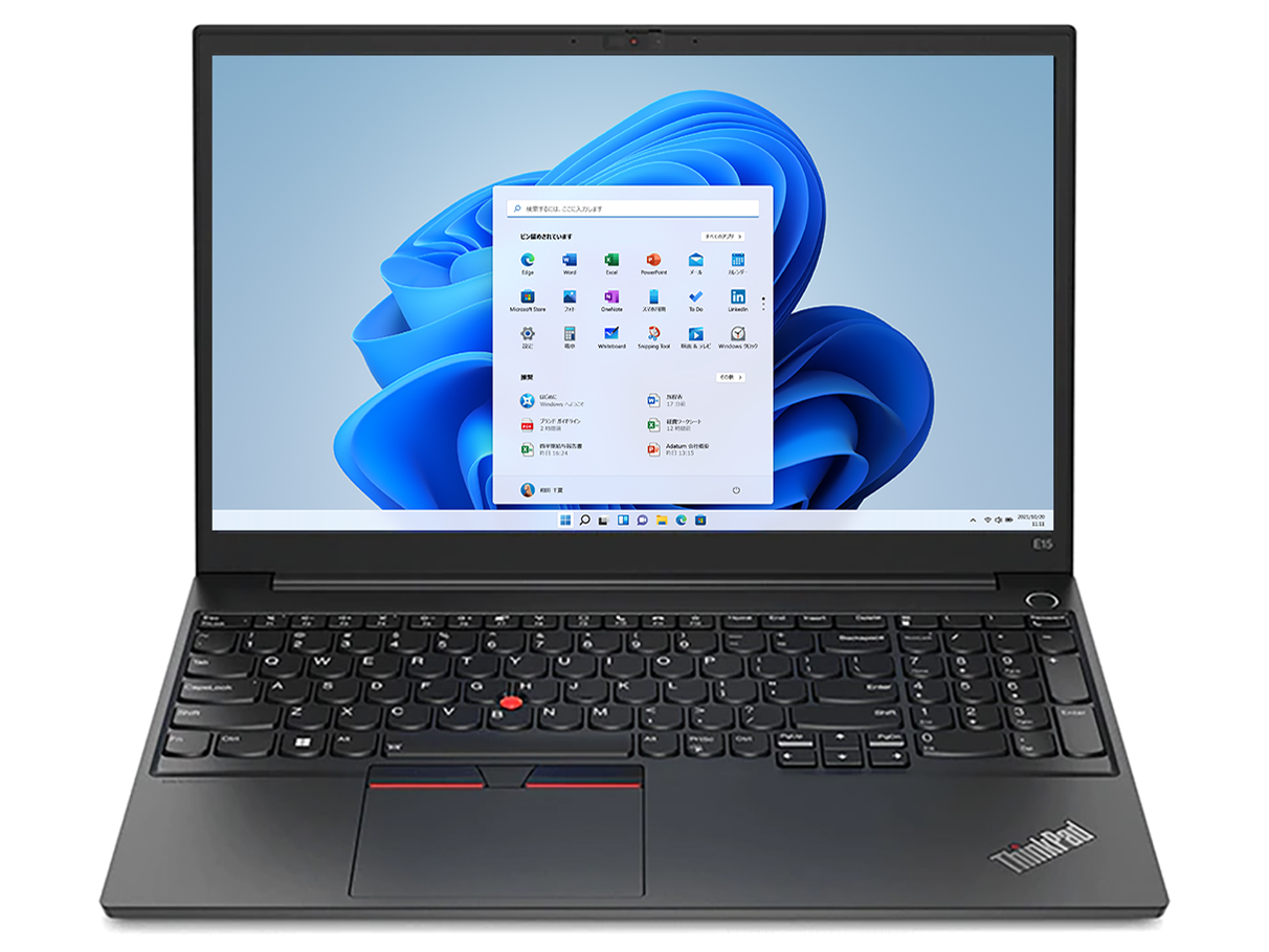 ThinkPad E15 Gen 4 AMD Ryzen 7 5825U・16GBメモリー・512GB SSD・15.6型フルHD液晶搭載 オフィス付き 21ED007SJP