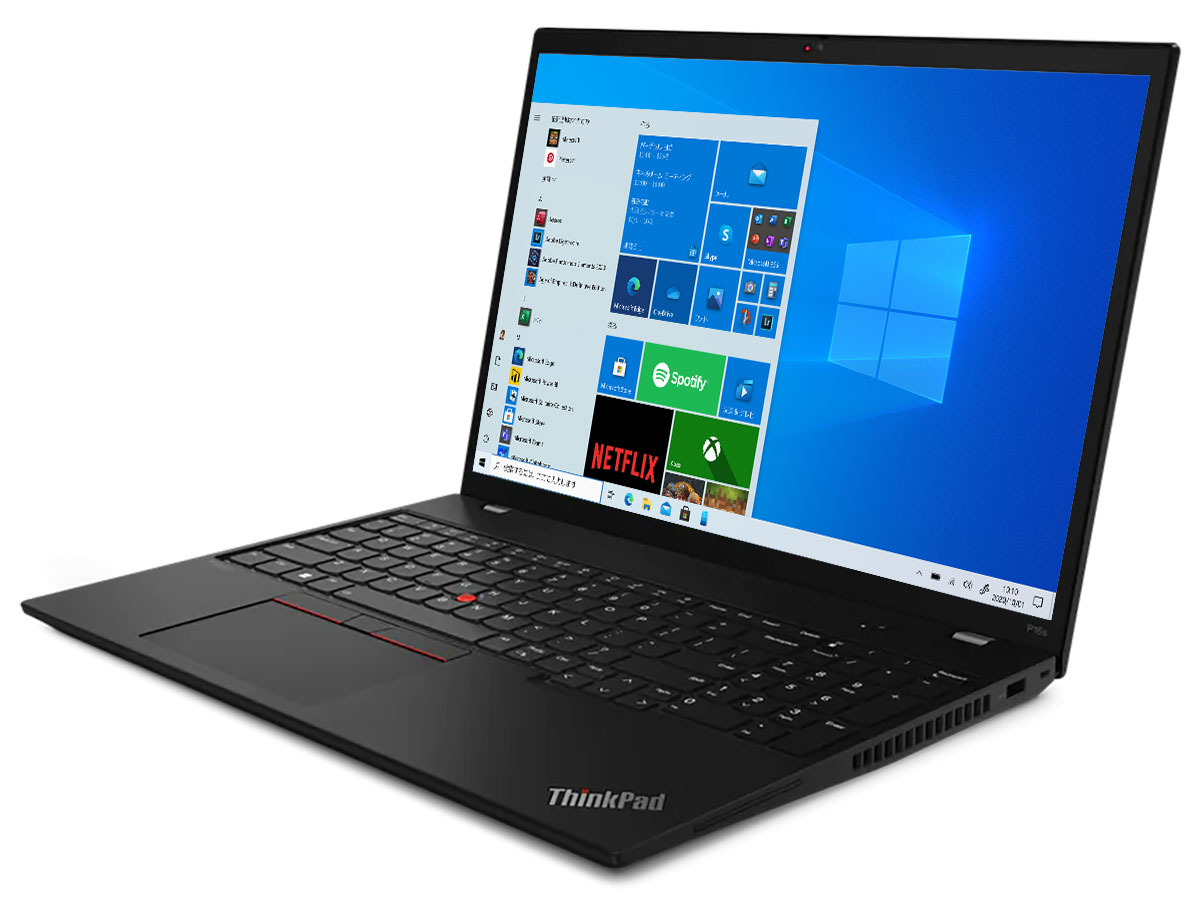 ThinkPad P16s Gen 1 Windows 10 Pro・AMD Ryzen 7 PRO 6850U・16GBメモリー・512GB SSD・16型WUXGA液晶搭載 21CLS00P00
